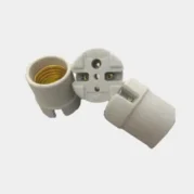 RECEPTÁCULO LOUÇA LATÃO E-27 - 401450 - RETO GM 10
